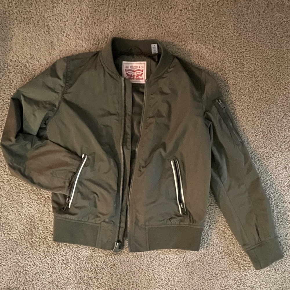 Levi- Army Green-Bomber Jacket-SZ.S